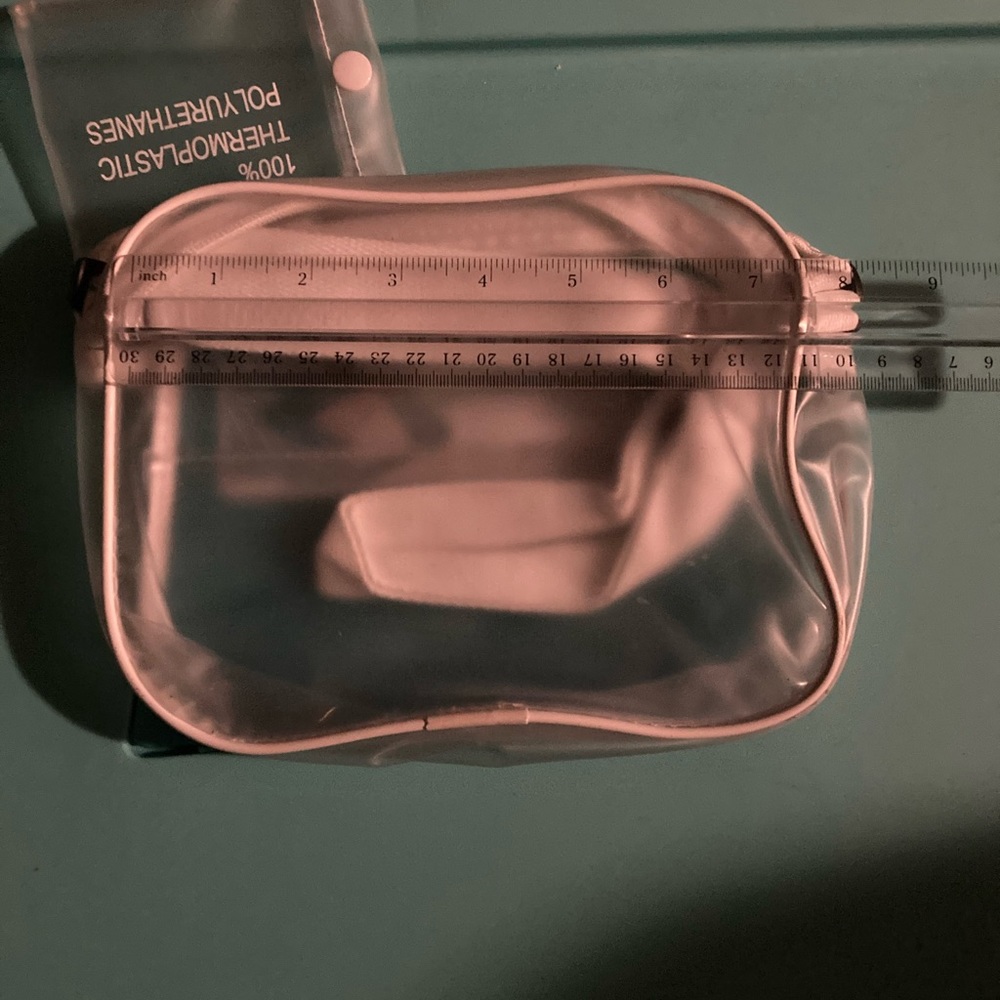 Clear stadium bag, clear travel bag